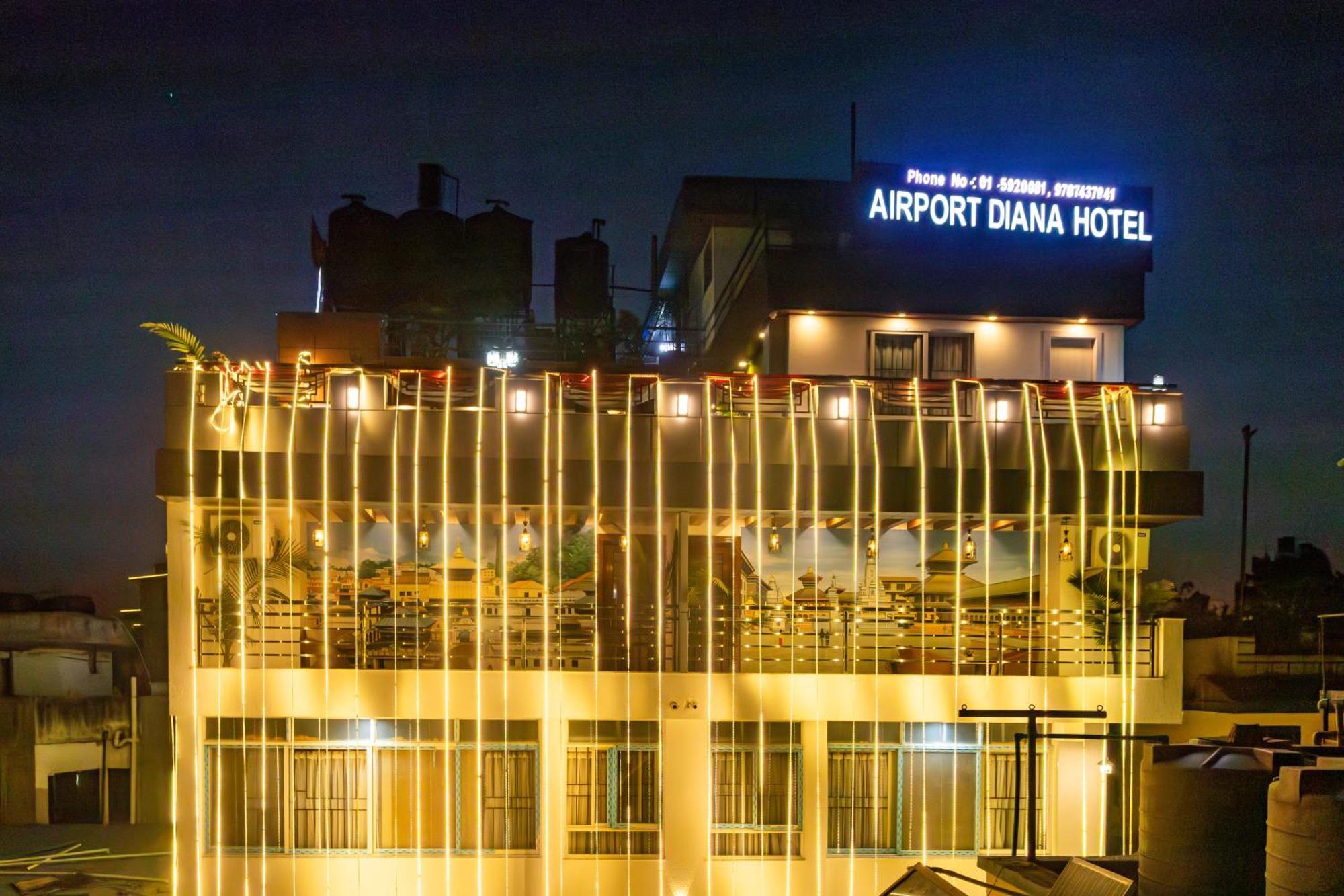Airport Diana Hotel Kathmandu Exteriör bild